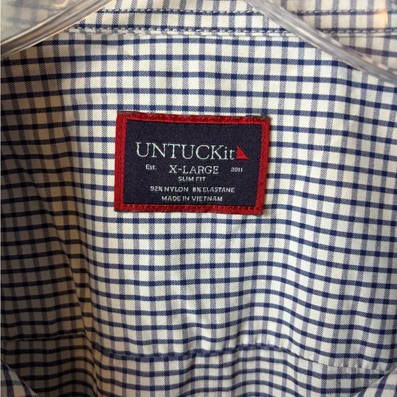 Set of 3 Men’s Patterned UNTUCKit Casual Button Down Short Sleeve Tops XL - Picture 10 of 14